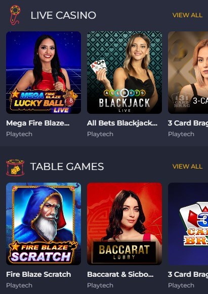 Juegos en Casino en Vivo Rolling Slots